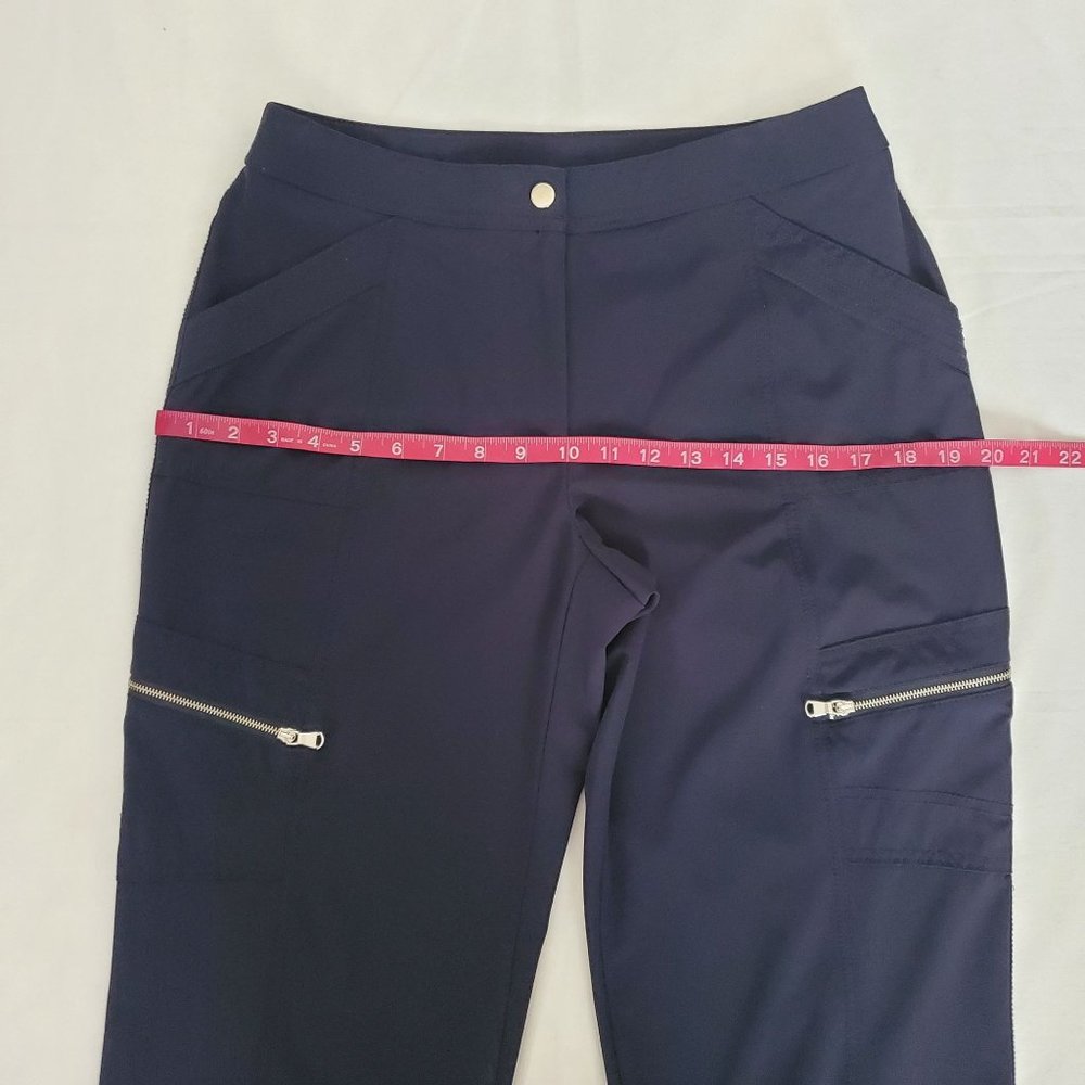 Zenergy By Chicos Women's Neema Zippered Side Pocket Cargo Pants Size 0/ US-4 - Picture 14 of 16